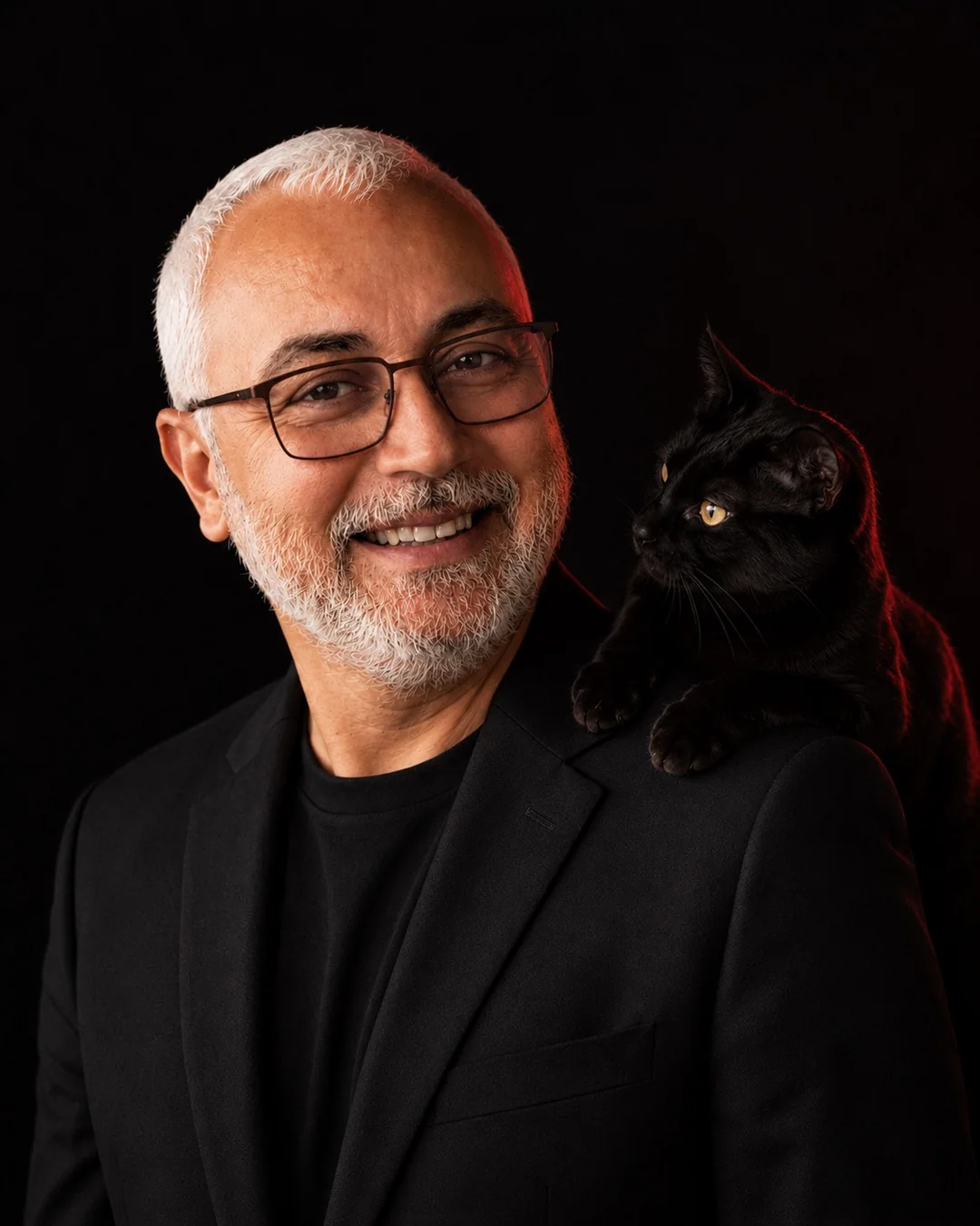 Ahmed Talha Karaarslan ve kedisi