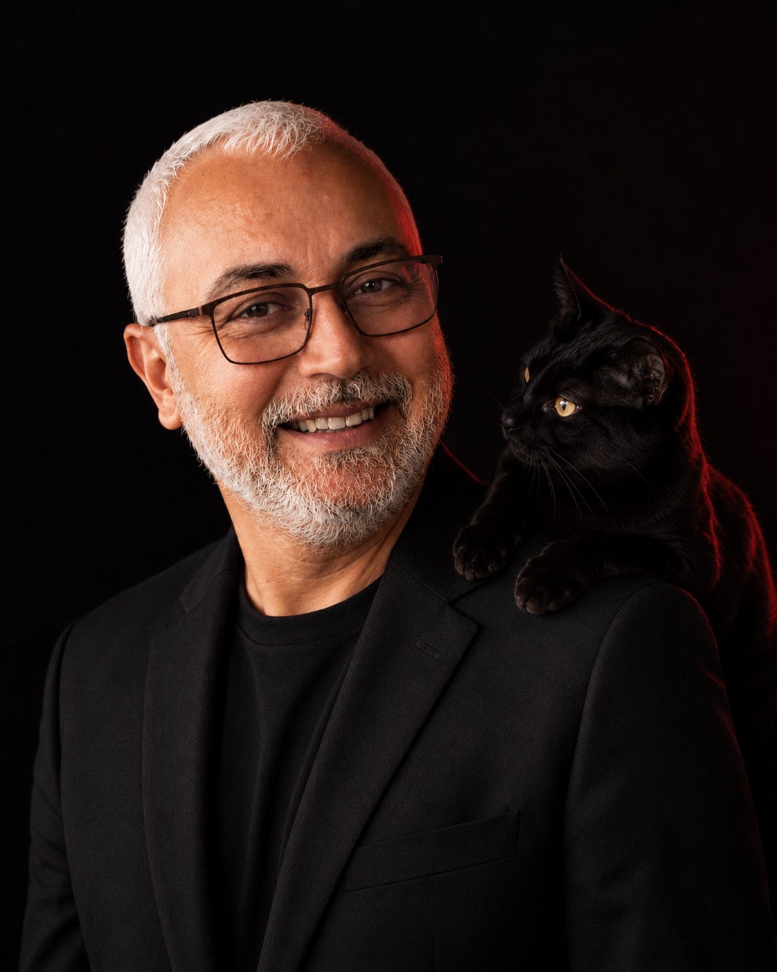 Ahmed Talha Karaarslan ve kedisi
